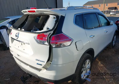 2014 Nissan Rogue Sv z USA, uszkodzony, nr VIN 5N1AT2MV2EC822765